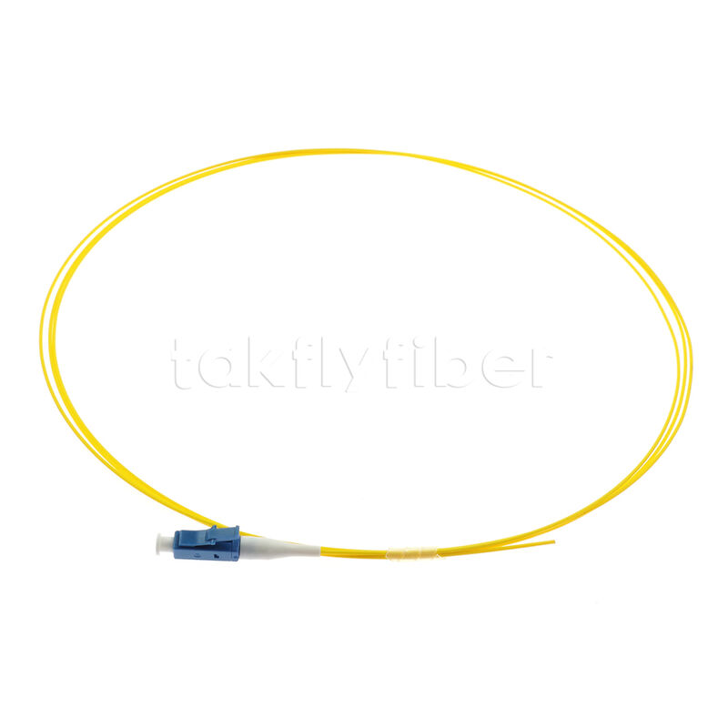 Đuôi lợn sợi quang đơn chế độ LC Simplex - Chiều dài 1m 2m 3 m, Bộ đệm chặt 0,9mm
