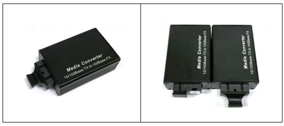 Mini 1-Port 10/100Base-TX đến 100Base-FX Fiber Media Converter ¢ Hiệu suất cao và mạng đáng tin cậy