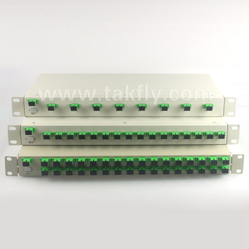 Bộ chia PLC gắn trên giá 1U có tính đồng nhất cao, hỗ trợ đầy đủ bước sóng và khả năng vận hành ngược