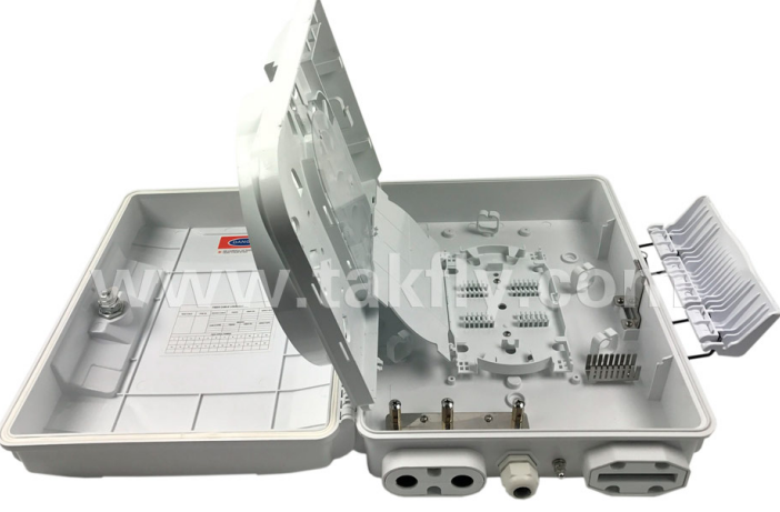FTKS-1805-16K-24E-24H Hộp kết thúc cáp quang 24 cổng cho tòa nhà mạng truyền thông FTTx từ Trung Quốc