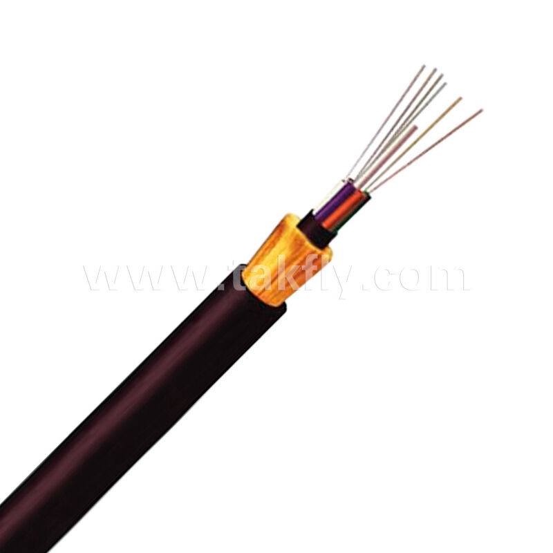 ADSS-100M Cáp trên không tự hỗ trợ hoàn toàn điện đệm 4 đến 96 sợi, 100m Span