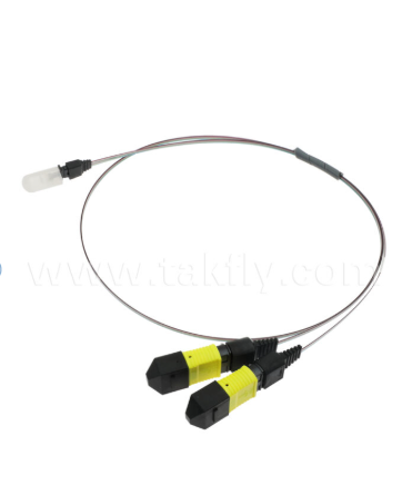 MTP-16CH-FA Fiber Array Assembly MTP Connector to 16-Channel V-Groove Fiber Array, Low Insertion Loss, cho máy thu quang tốc độ cao & CPO / Ứng dụng trung tâm dữ liệu
