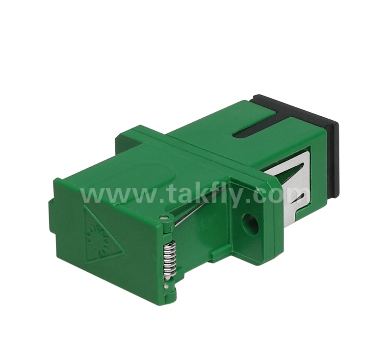 Bộ điều hợp đơn giản SC với nắp bên ngoài & màn trập bên
