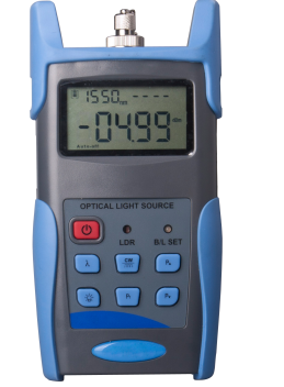 Nguồn sáng cầm tay có thể điều chỉnh bằng sợi quang FTTx bằng tiếng Trung cho SM/MM FC/PC