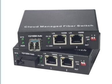 Bộ chuyển mạch quang được quản lý trên nền tảng đám mây Gigabit 2-Port 10/100/1000Base-Tx và 1-Port 1000Base-Fx