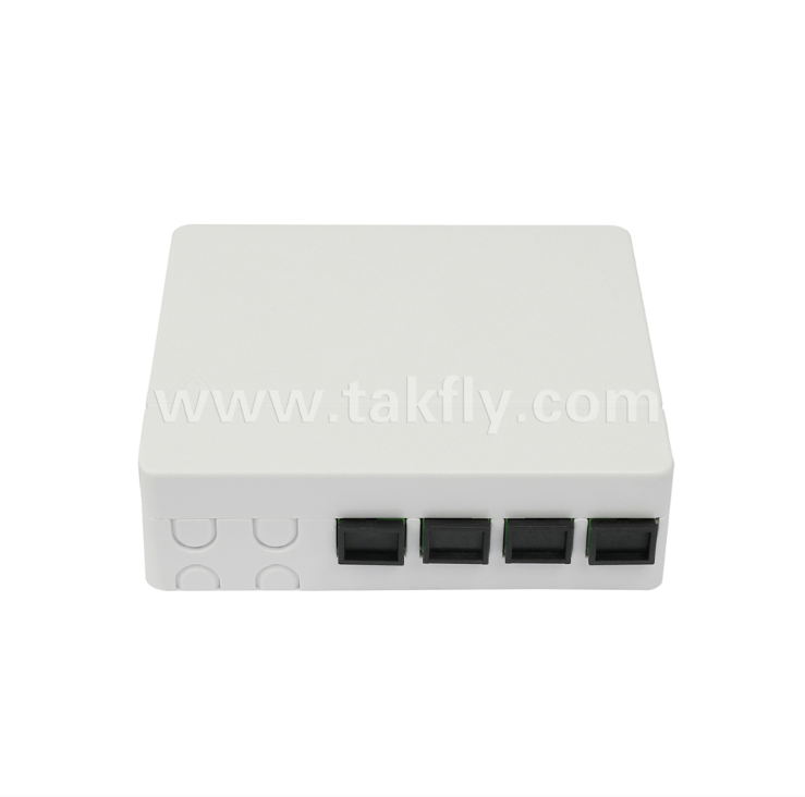 TKS-1806-04C-4 Cổng Hộp Đầu Cuối Sợi Quang - Gắn Bề Mặt, Tương Thích SC/LC, Thiết Kế Mô-đun Cho Hệ Thống Phụ Khu Vực Làm Việc.