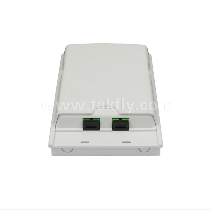 TKS-1806-02F Fiber Wall Outlet Feeder Cable to Drop Cable Termination Point cho mạng FTTx