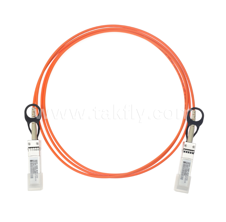 Cáp quang chủ động 10G SFP+ (AOC) – 300m trên OM3, VCSEL 850nm, Công suất thấp <0,35W/đầu, Kết nối tầm ngắn SFP+ sang SFP+
