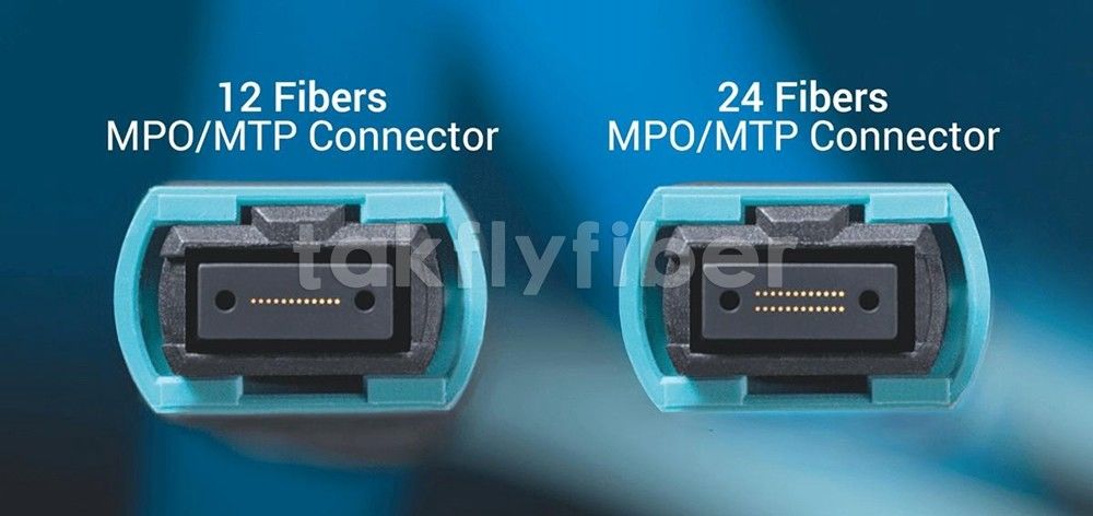 50/125um Fiber Mode MPO/LC Fanout Trunk Cable với 0.35dB Max Insertion Loss và PVC/LSZH Outer Sheath