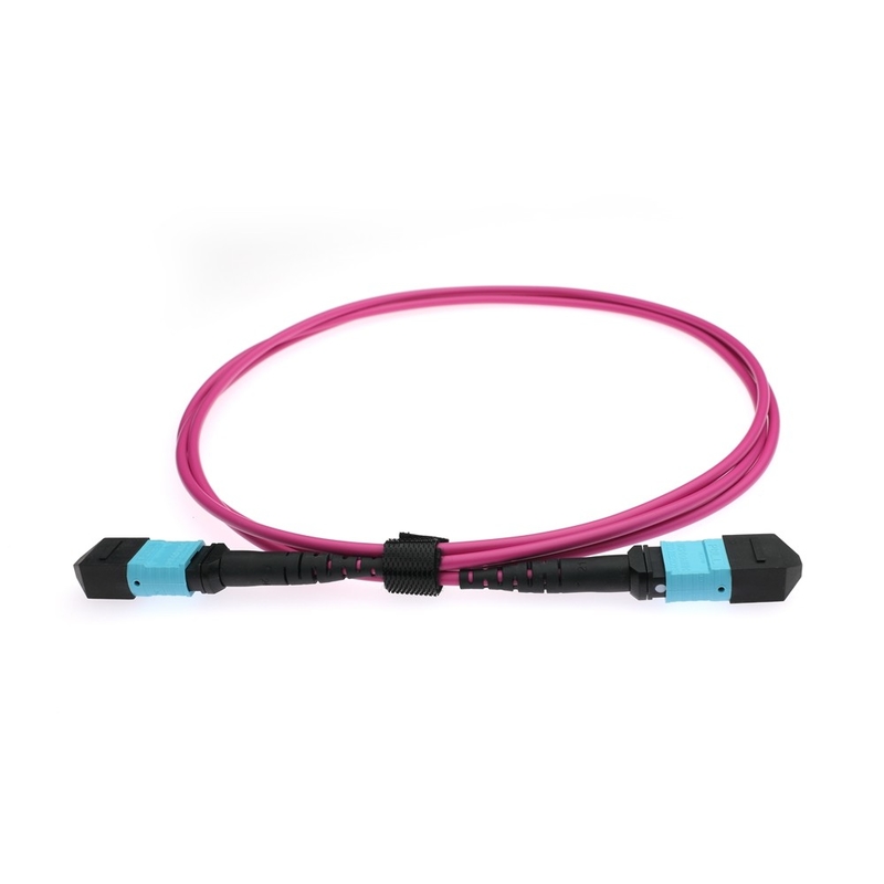 Loại A/B/C Polarity 12 Fiber MPO MTP OM4 Fiber Optic Cable để truyền dữ liệu nhanh