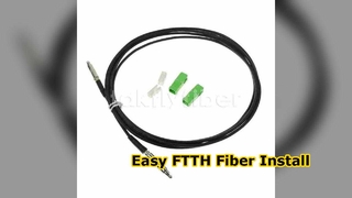 SC Dây cáp quang thả FTTH có thể đẩy được