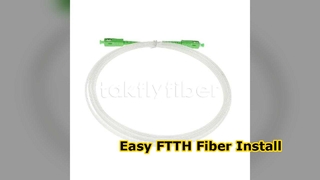 Dây nối sợi quang trong nhà vô hình FTTH 2.0 * 3.0mm SCAPC đến SCAPC